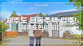 (ENG) 🏡 제주살이 시작!, 나도 이제 제주도민 | 제주도 집 매매 | 제주도 구옥 매매 | 이사 후 입주 청소하기 | 서울에서 제주도로 이주 Vlog | 가욤 브이로그