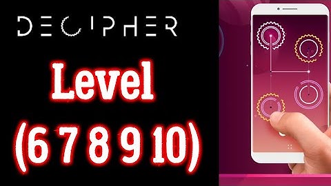 Decipher Level 6 7 8 9 10 By Infinity Games Android iOS