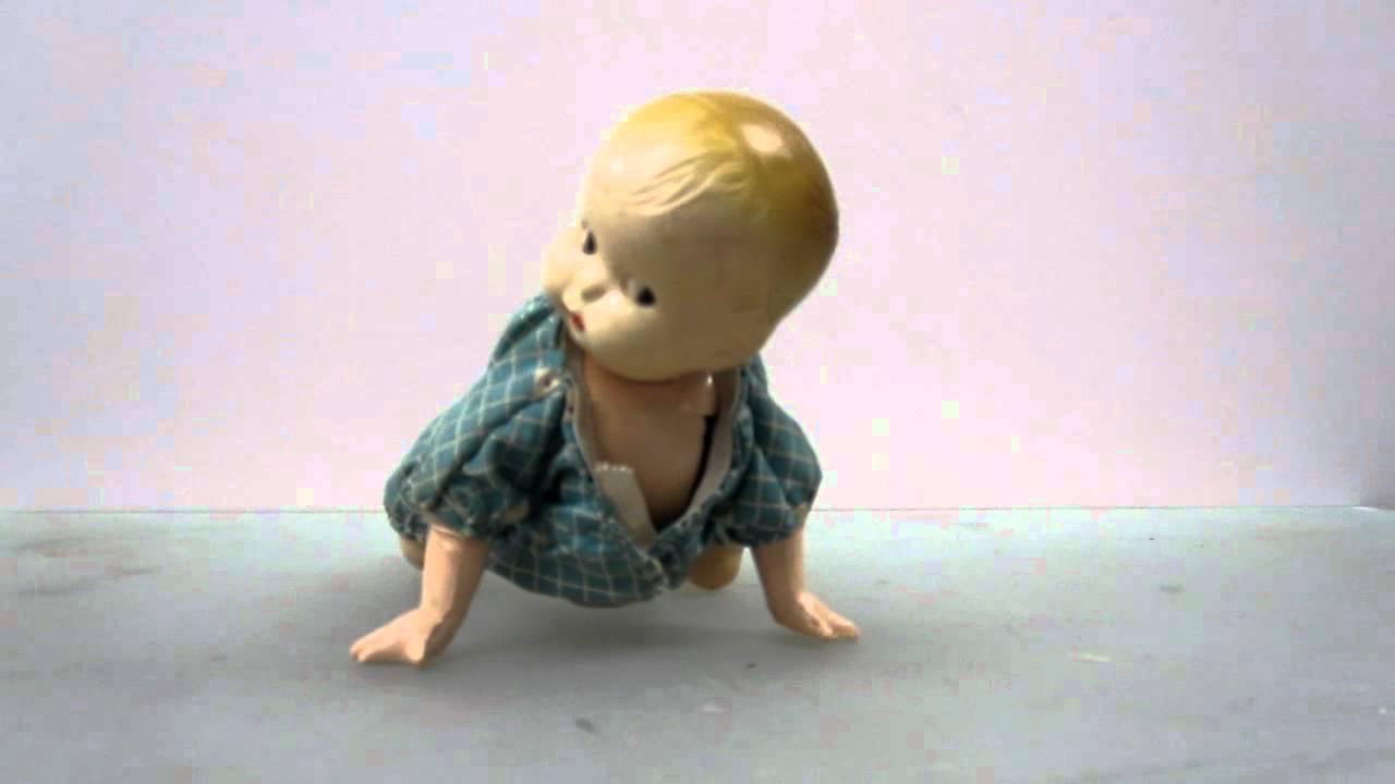 VINTAGE/RARE Crawling Baby Wind up Toy! 1920's YouTube