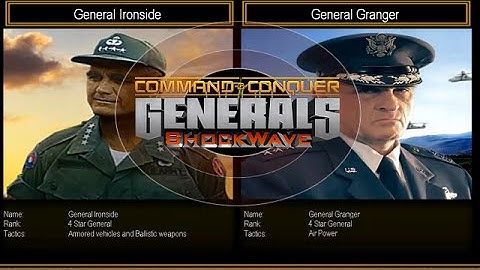 C&C Shockwave 1.1 Generals Zero Hour Challenge - Ironside vs Granger