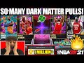 I SPENT ALL MY VC ON GUARANTEED DARK MATTER AND OPAL SPACE JAM PACKS! NBA 2K21 MYTEAM PACK OPENING