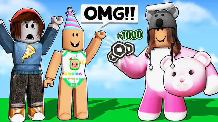 GIVING ROBUX to my 6 YEAR OLD FRIENDS as a TEDDY i...