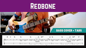 Childish Gambino - Redbone (Bass Cover + TAB)
