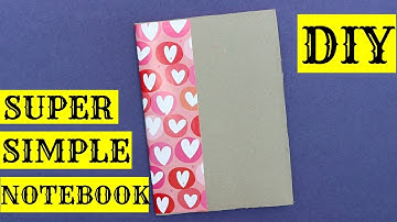 DIY CEREAL BOX NOTEBOOK | SUPER EASY !!