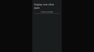 How To Fix Display Over Other Apps Feature Not Available redmi a1. screenshot 3