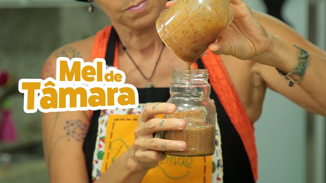 Mel de Tâmara Vegano - Cruzinha Prática Doce Limão