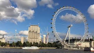 England, London Eye Time-Lapse - London Thames