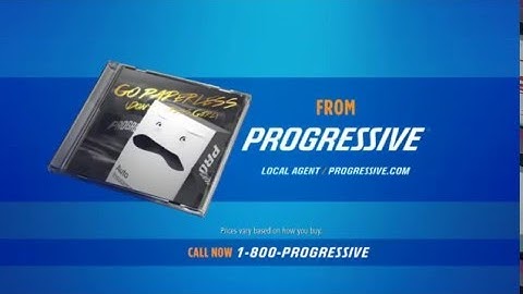 Progressive Insurance Box Drops Single Go Paperless [Don