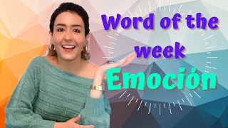 Spanish Word of the Week 89: Emoción -- 1 minute series by Let's Learn Spanish! 78 views 5 months ago 59 seconds