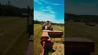 Automatic Bale Stacking Machine 🚜🔥 #bçfarm
