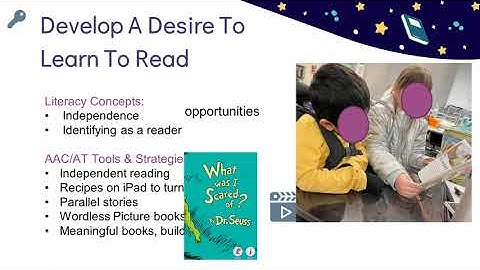 Developing a Desire to Read & Making Books Accessible, Unlocking Literacy-Module 3 Emergent Reading