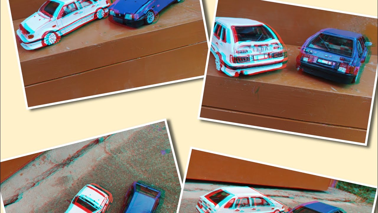 Слепил из пластилина Ваз 2109 и Ваз 2114 ! Сразу две машины из ...