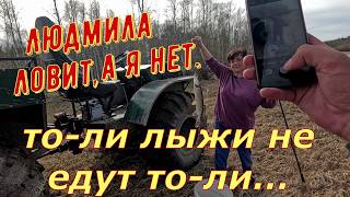За час наловили на жарёху, Людмила ловит как профи одну за одной.
