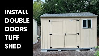 How to Install Tuff Shed Double Door by Chris Silverman 1,067 views 11 months ago 5 minutes, 16 seconds