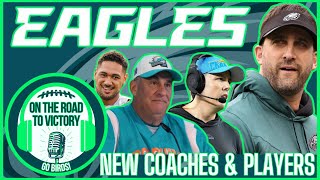 Eagles NEW Coaches Breakdown & TE Noah Togiai Returns | Updated Depth Chart | FAs & Reserve/Future
