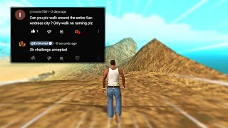 Challenge Only Walk The Entire San Andreas State