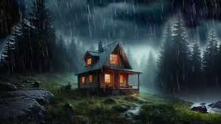 SOUND OF HEAVY RAIN FOR RELAXATIONSo U Will Avoid Stress, Beat Insomnia, Good Night, Cricket noise