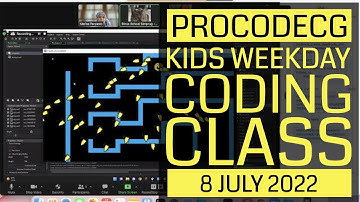 ProCodeCG Kids Weekday Coding Class - Friday - 8 July 2022