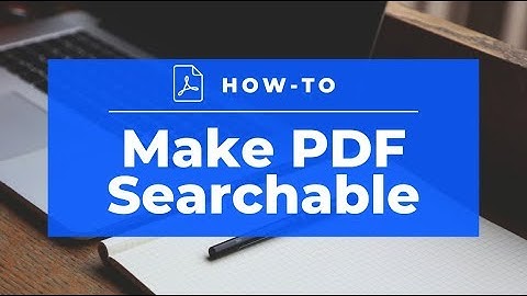How to Make PDF Searchable without Acrobat – Working Well with Large PDF files!