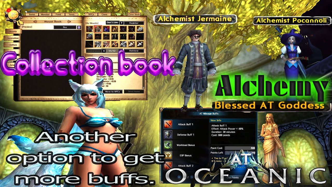 Alchemy system Atlantica Online server 