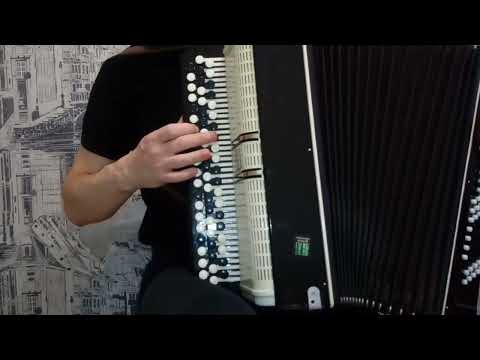 Техника игры на баяне. Как играть легато аккордами.