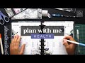 PLAN WITH ME :: DECORATING A LINED VERTICAL LAYOUT IN A CLASSIC HAPPY PLANNER :: MOODY FLORALS