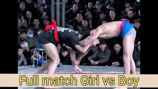 Mixed Wrestling Full Match Girl Vs Boy Fight Kushti