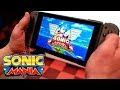 Sonic mania nintendo switch hands on gameplay  nyc preview event  raymond strazdas