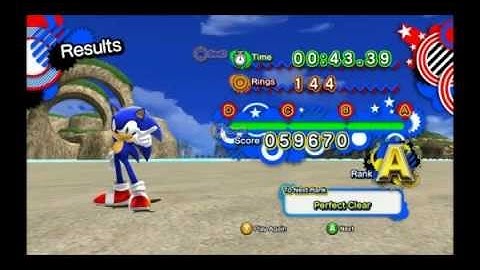 Sonic Generations - New Speed Run - Like A boss Nemesislink - Wave Ocean