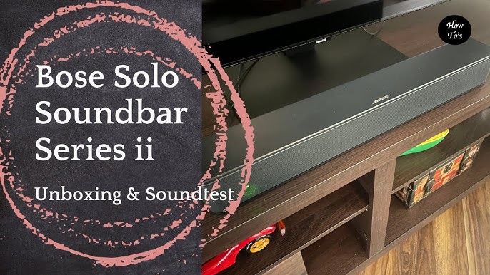 Barra De Sonido Bose Solo Soundbar Series Ii