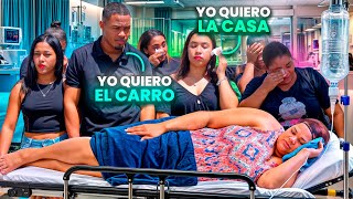 NO LA VISITABAN CUANDO ESTABA ENFERMA… PERO SÍ QUERÍAN SU HERENCIA