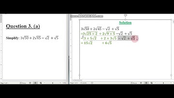 2024 BECE MATHEMATICS Q.3 (a)