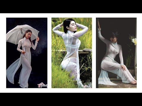 Video Video 75 Áo Dài Xuyên Thấu - Người Mẫu Áo Dài Ướt Mưa... - youtube