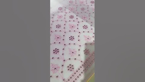 Embroidery machine working 9MM seq