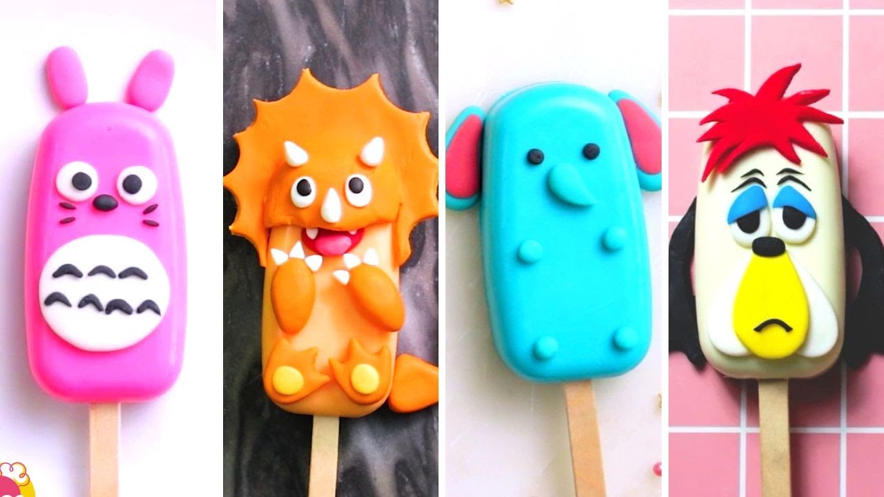 ⁣DeliWow | PALETAS DE PASTEL DE ANIMALES | Postres Divertidos para una Fiesta