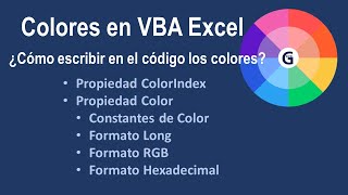 Colores en el código VBA Excel – 7 formas diferentes de asignar un color a una propiedad color
