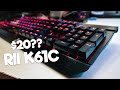 CHEAPEST BLUE SWITCH gaming mechanical keyboard on AMAZON! Rii K61c