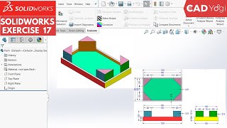 SolidWork_ Exercise 17 _#solidworks  #cad  #design  #designengineer #mechanicalengineering