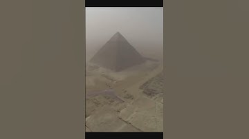 View from the top of the Great Pyramid of Giza! 😱 #explore #travel #shorts