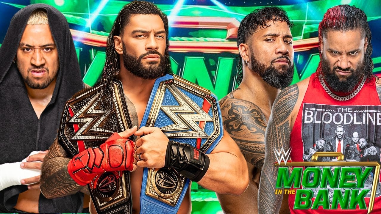 WWE 2K23 Roman Reigns Solo Sikoa Vs The Usos Money In The Bank 2023