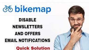 How To Disable Newsletters And Offers Email Notifications On BikeMap App | Step By Step