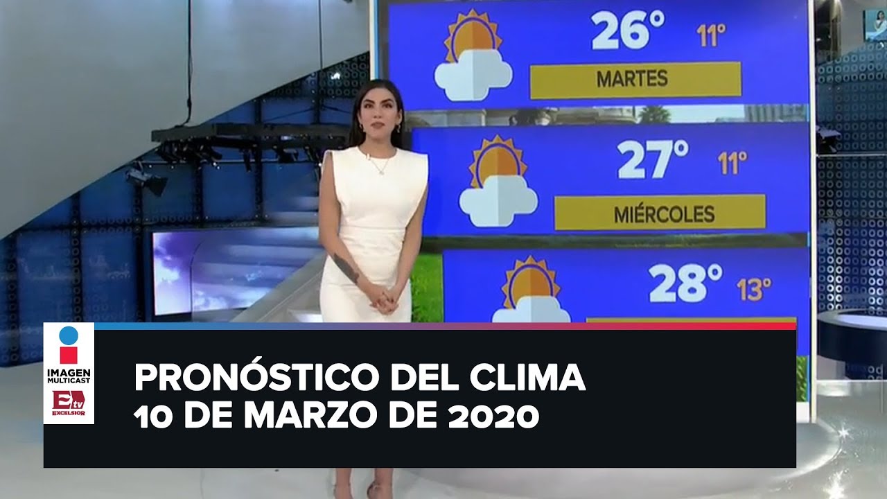 Clima Para Hoy 10 De Marzo De 2020 Youtube