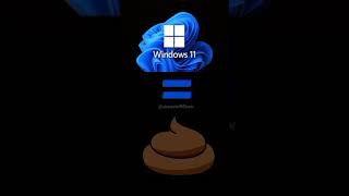 ВИНДОВС 11 ГОВНО! @Microsoft windows 11 #shorts