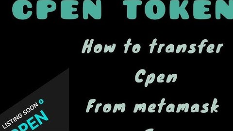 HOW TO TRANSFER CPEN FROM METAMASK TO BITMART EXCHANGE