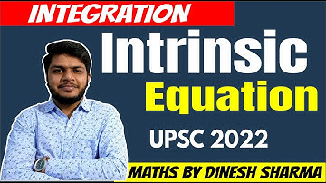 UPSC maths optional lectures  ( in Hindi ) | intrinsic equation | part 75