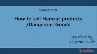 How to Sell Hazmat Products / Dangerous Goods on Amazon? | Explained