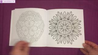 Colouring Book Flip Through: Mandalas zum Ausmalen Nr.4 Megastar