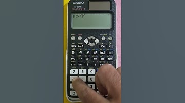 How to convert Celsius to Fahrenheit  in casio 991 ex calculator #calculatorhacks