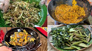 Traditional Manipuri food  Soibam leikai amasung Wangkhei khunou ge nahasing.