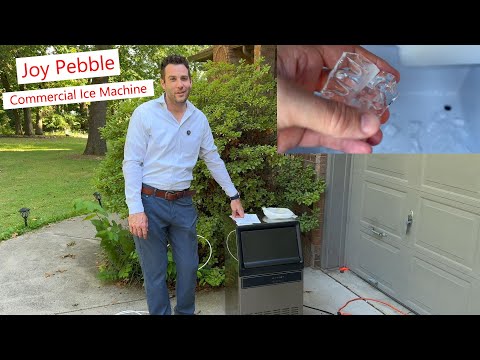 Joy Pebble Commercial Ice Machine, makes a lot of ice quick! #icemachine #ice #icemaker